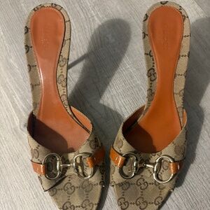 Gucci buckle sandals